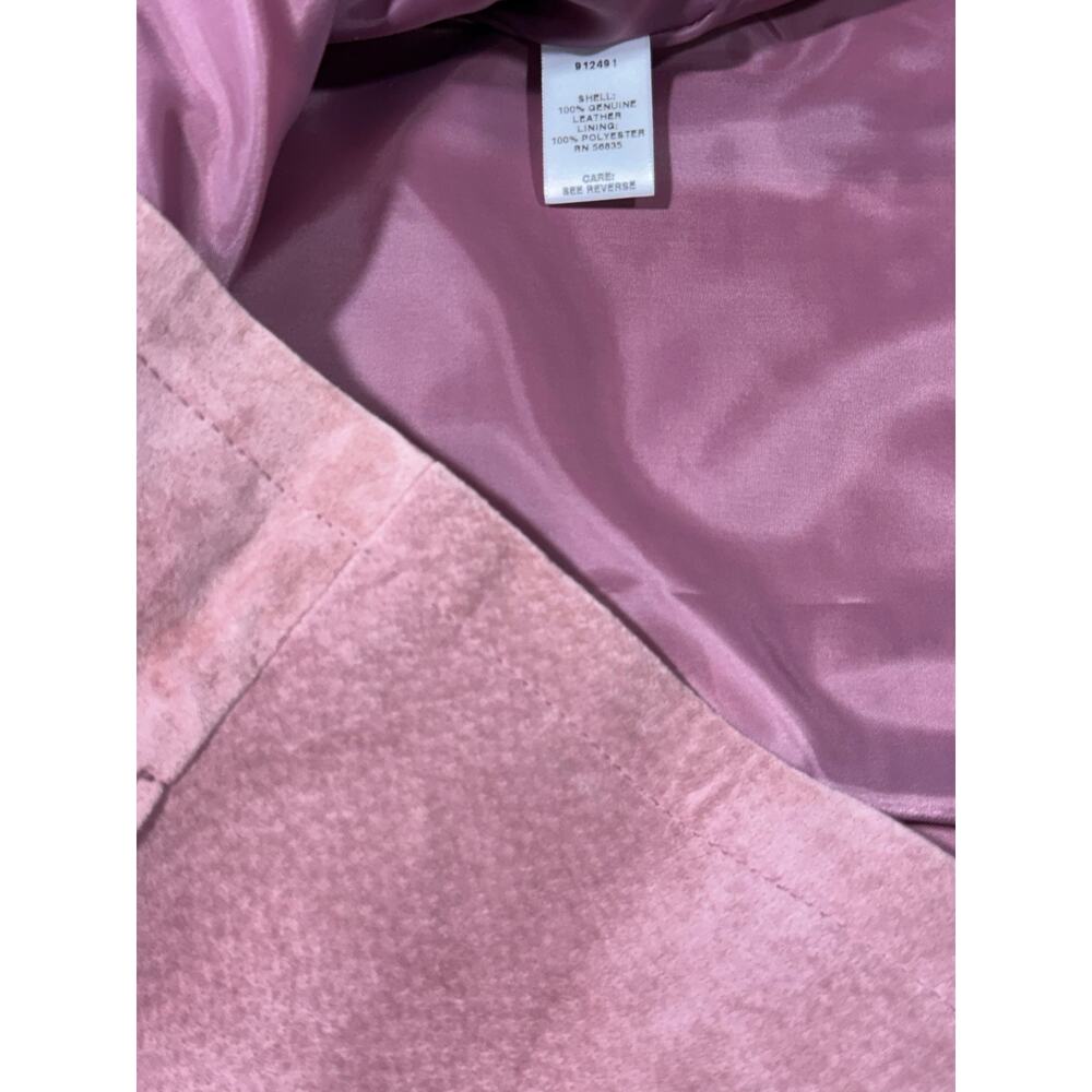 Cabela’s Women’s XL Rose Leather Jacket Western Boho Full Zip NWT - Picture 12 of 12